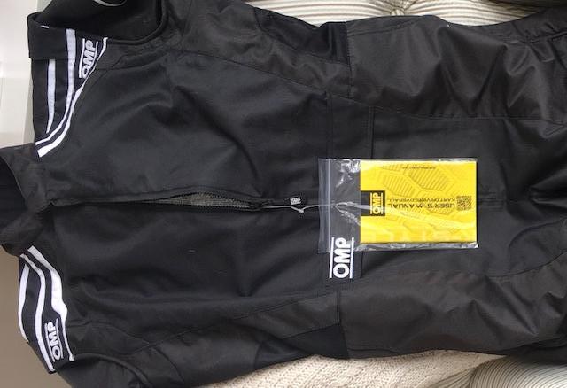 OMP KS-3 Kart Suit Colour: Black Size: 56 main photo