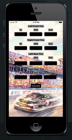 Racing Tire Temp Calculator IOS APPS main photo