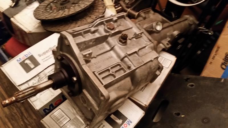 NEW PRICE -Ford Top Loader 4 Speed Transmission / Rear Mount Bell Hosing and Starter main photo